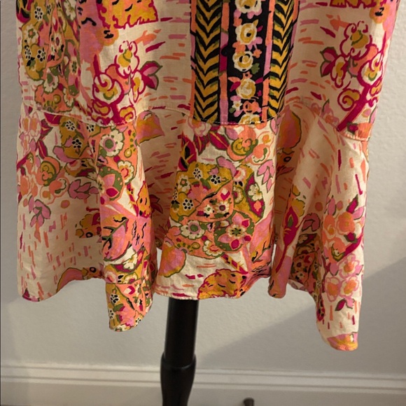 Free People / Floral Sleeveless top - Picture 3 of 13